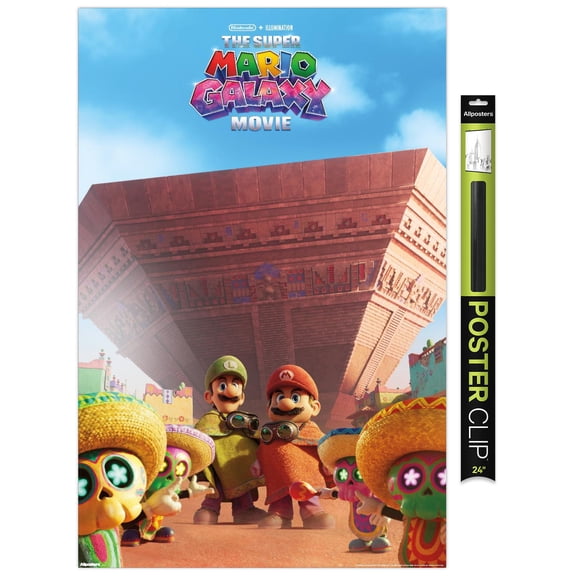 Nintendo The Super Mario Galaxy Movie (2026) - Desert One Sheet Wall Poster, 22.375" x 34"