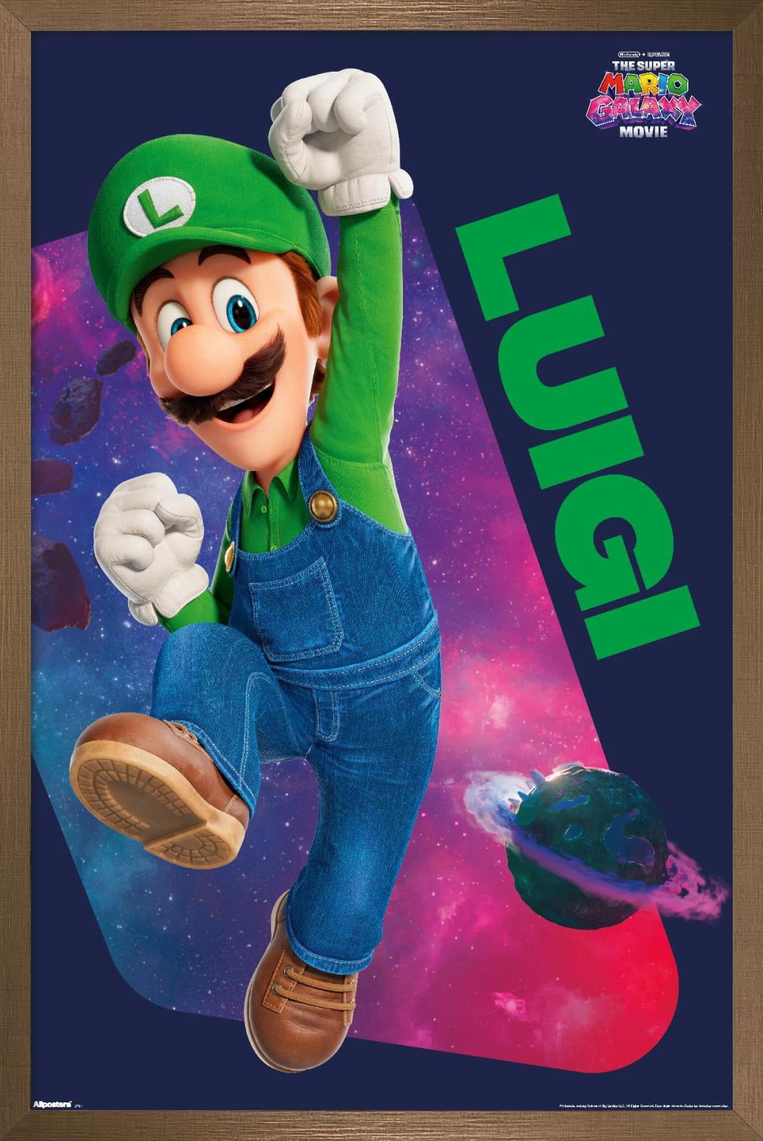 Nintendo The Super Mario Galaxy Movie (2026) - Luigi Jump Wall Poster ...