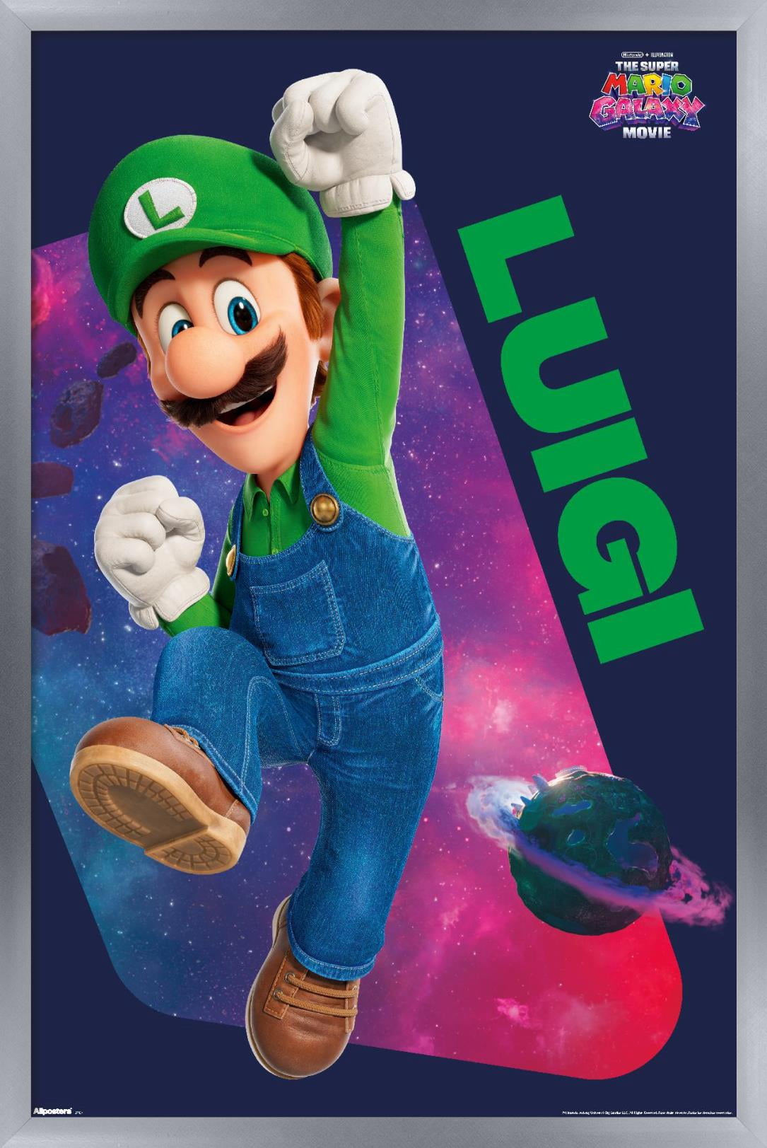 Nintendo The Super Mario Galaxy Movie (2026) - Luigi Jump Wall Poster ...