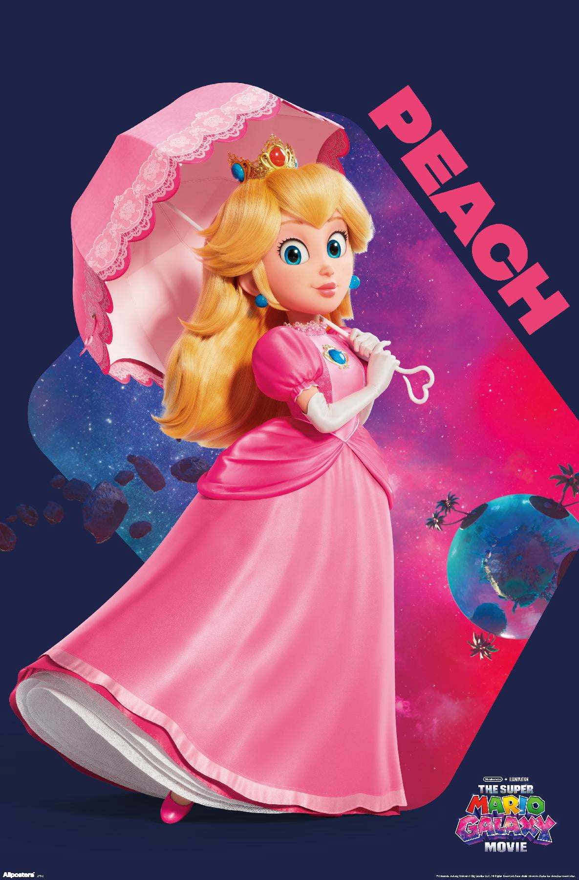 Nintendo The Super Mario Galaxy Movie (2026) - Peach Pose Wall