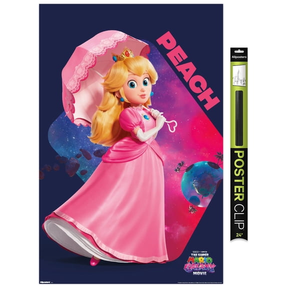 Nintendo The Super Mario Galaxy Movie (2026) - Peach Pose Wall Poster, 22.375" x 34"