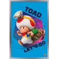 thumbnail image 1 of Nintendo The Super Mario Galaxy Movie (2026) - Toad Let's Go Wall Poster, 14.725" x 22.375" Framed, 1 of 5