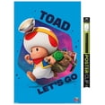 thumbnail image 1 of Nintendo The Super Mario Galaxy Movie (2026) - Toad Let's Go Wall Poster, 22.375" x 34", 1 of 5