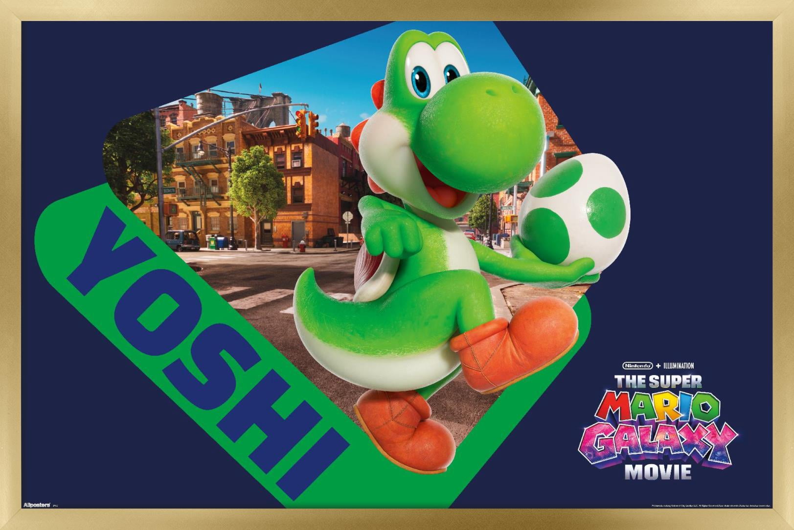 Nintendo The Super Mario Galaxy Movie (2026) - Yoshi Street Wall Poster ...