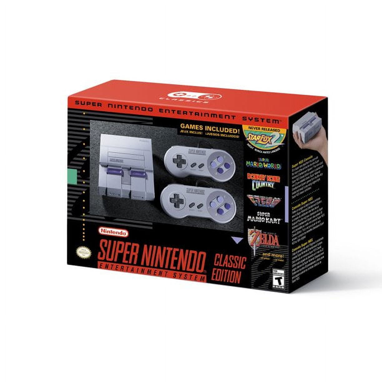 Nerd Block NBK-00139-C Nintendo Retrolink USB Super SNES Classic Controller  