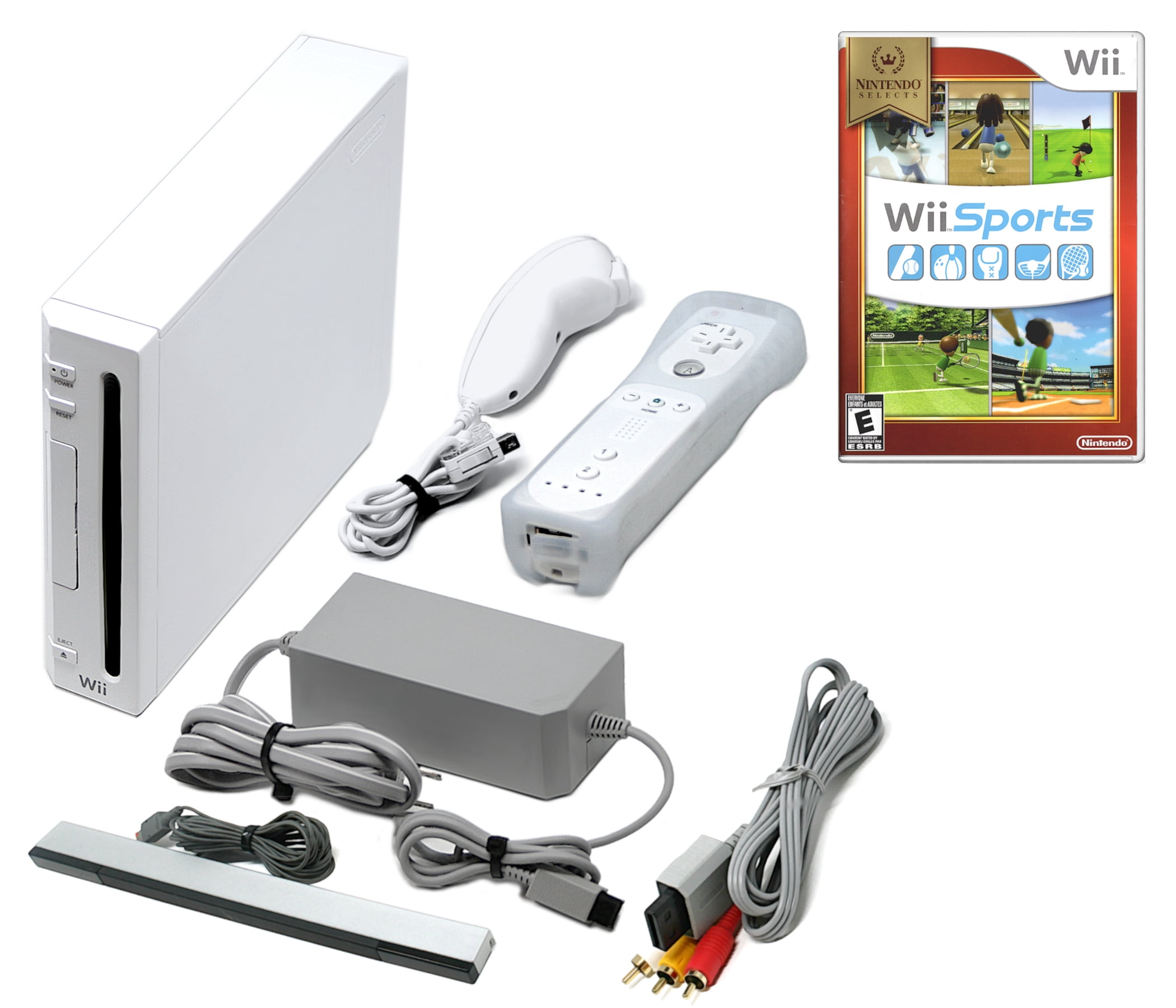 Nintendo Wii Console, 5 GB Data Storage, White