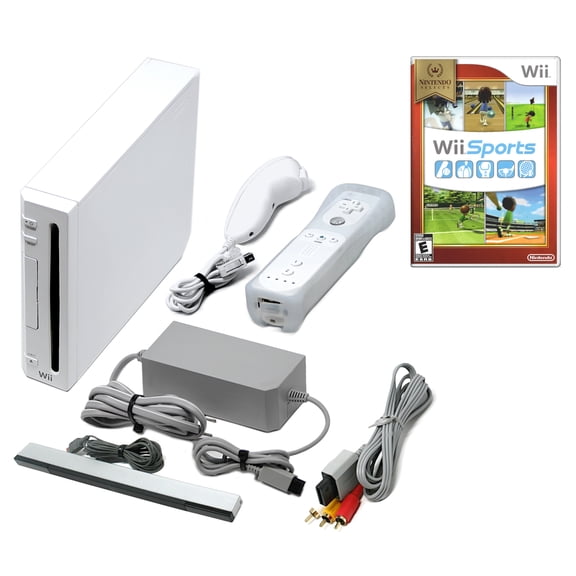 Nintendo Wii Console, 512 MB Data Storage, White