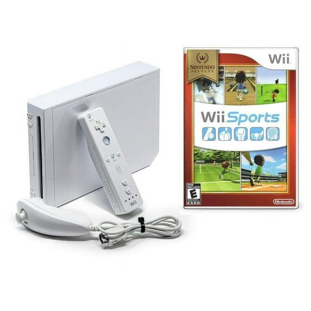 Pre-Owned Wii Console White - Wii Sports Used - Good