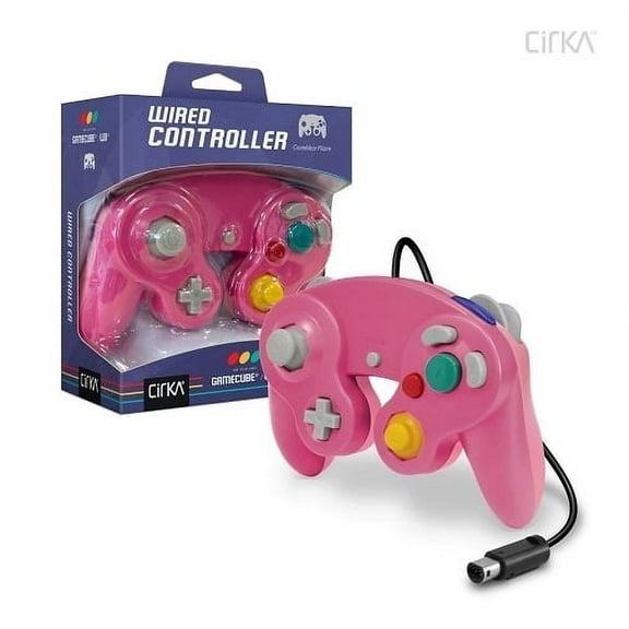 Nintendo Wii/ GameCube Wired Controller (Bubblegum Pink) - CirKa