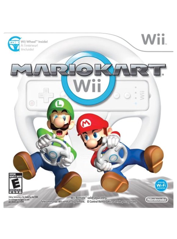Nintendo Wii - Mario Kart Wii with Wii Wheel