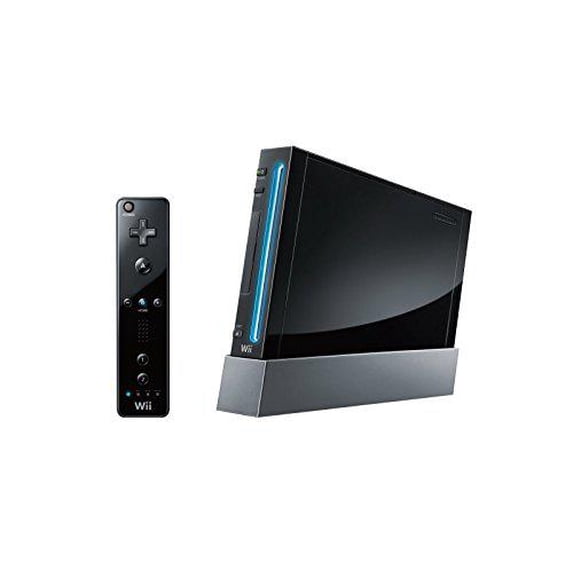 Nintendo Wii RVL-101 Black Wii Console with Compatible Controller
