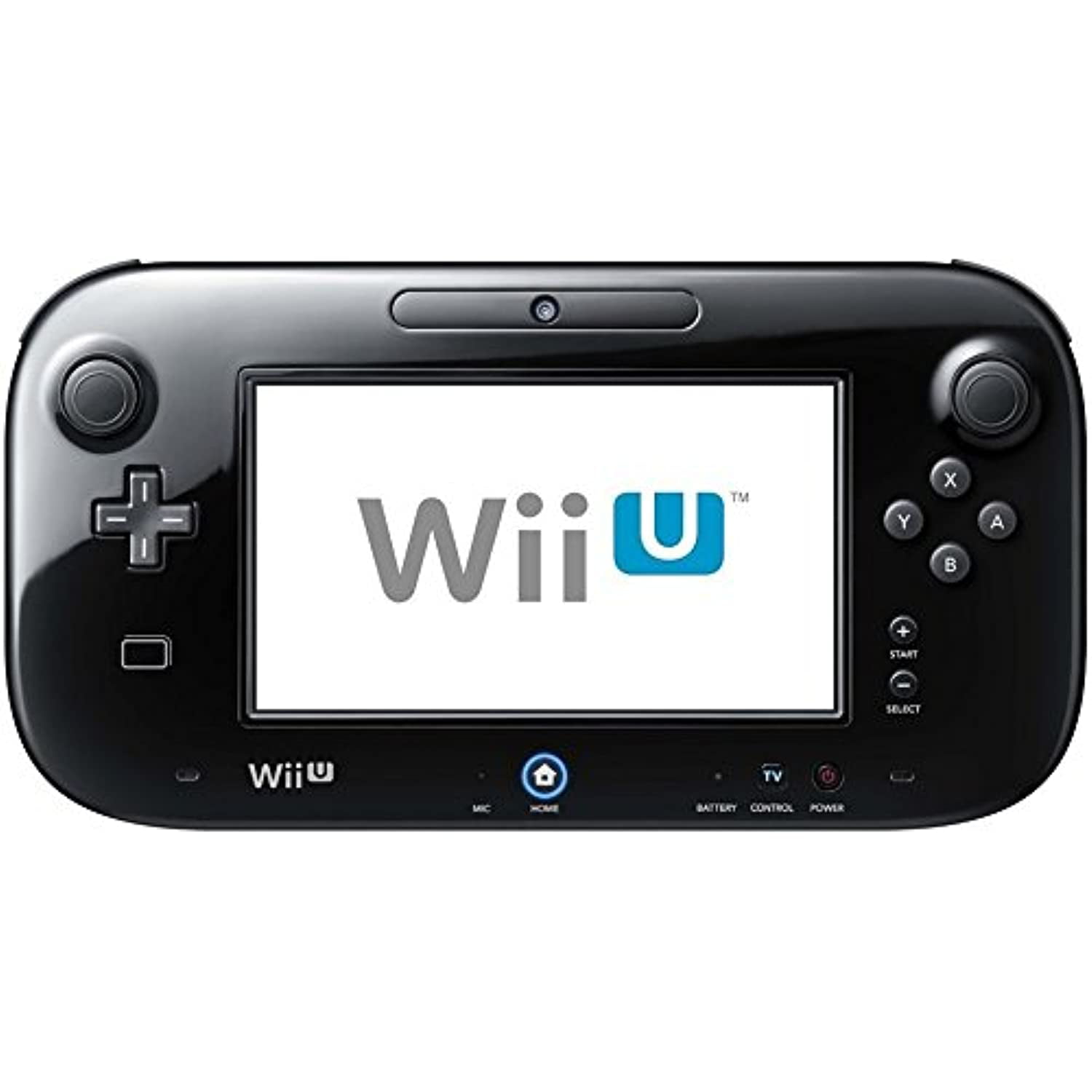 Nintendo Wii U Black Gamepad - Replacement ONLY - no cables