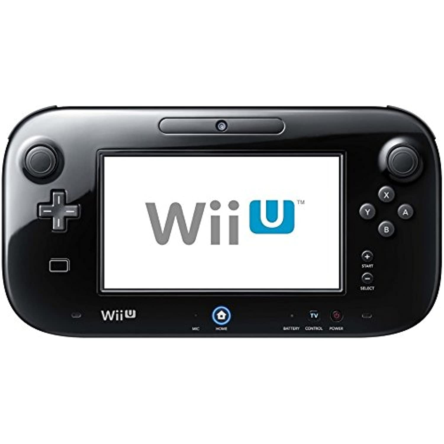  Nintendo Wii U Black Gamepad - Replacement ONLY - no cables :  Video Games