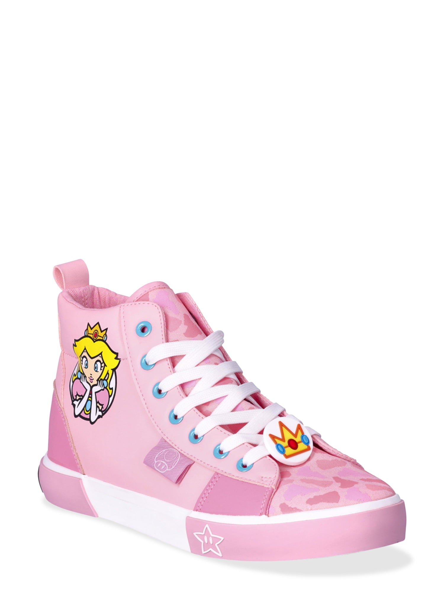 Nintendo Women s Princess Peach Casual High Top Sneaker Sizes 6 11 nintendo-women-s-princess-peach-casual-high-top-sneaker-sizes-6-11