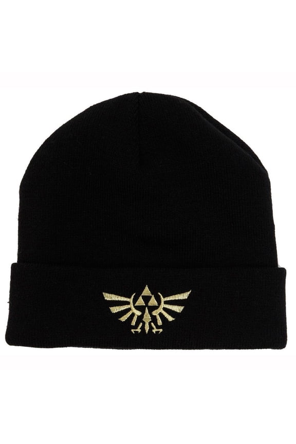 Nintendo Zelda Black Cuff Beanie