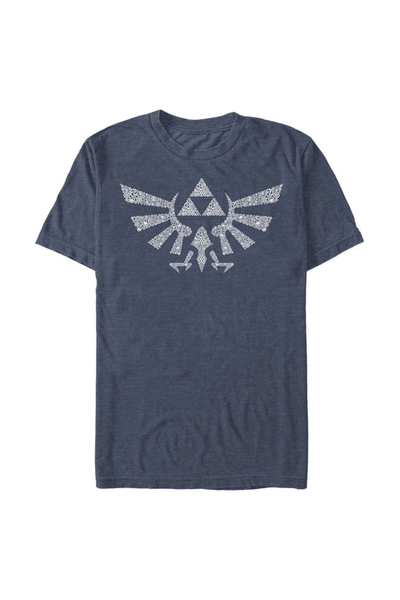Nintendo Zelda Symbolled Crest Men's Shirt, XX-Large