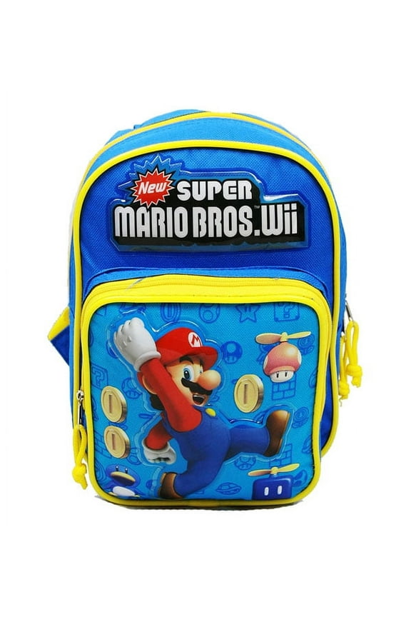 Nintendo by Jump Super Mario Bros Mini Backpack, Blue
