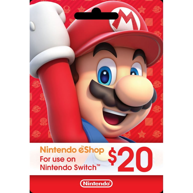 Nintendo Switch Bundle with Mario Red Joy-Con, $20 Nintendo eShop