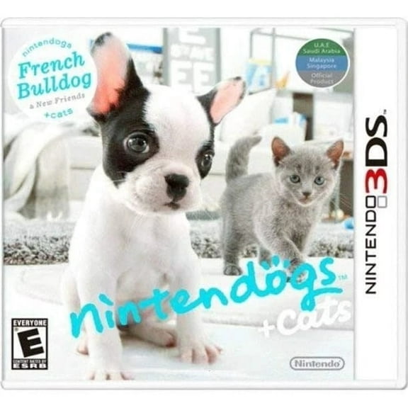 Nintendogs + Cats: French Bulldog and New Friends 3DS Brand New Game (2011 Pet)