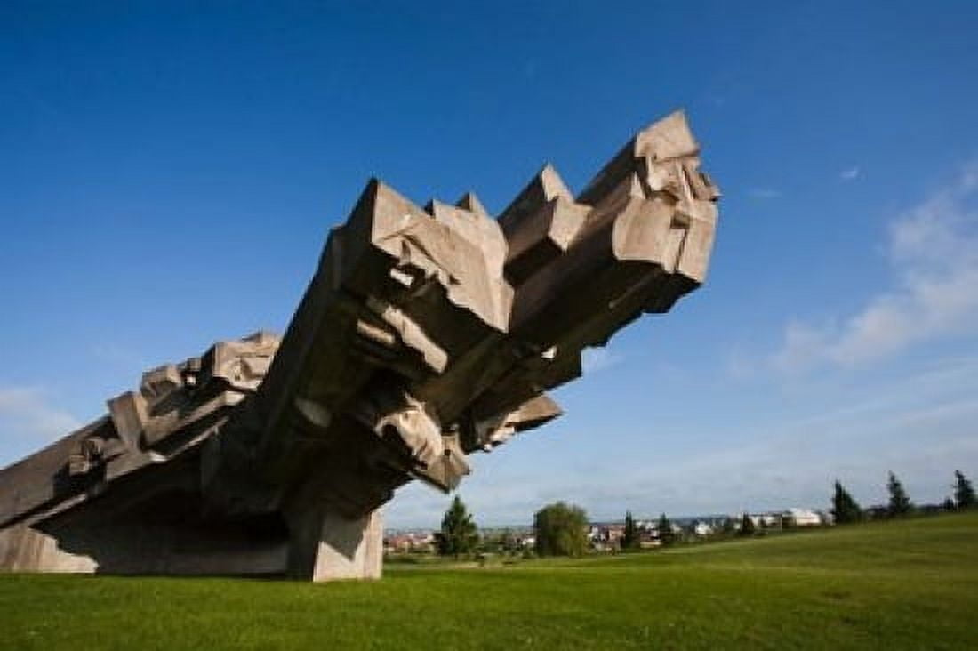 Ninth Fort Monument Kaunas Central Lithuania Lithuania Canvas Art - Walter Bibikow DanitaDelimont (35 x 23)