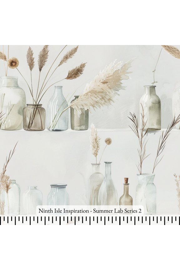 Inspiration - Summer Lab Series - 100% Rayon Fabric By The Yard (Series2, HalfYard)