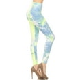 thumbnail image 1 of Niobe Clothing Womens Buttery Soft Graphic Print Tie Dye Leggings, 1 of 3