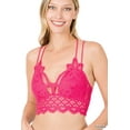 thumbnail image 1 of Niobe Clothing Womens Crochet Lace Bralette Top, 1 of 4
