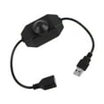 thumbnail image 1 of Niovtt 1CH Brightness Adjustment 5V USB Knob LED Strip Light Dimmer Switch (Black), 1 of 7