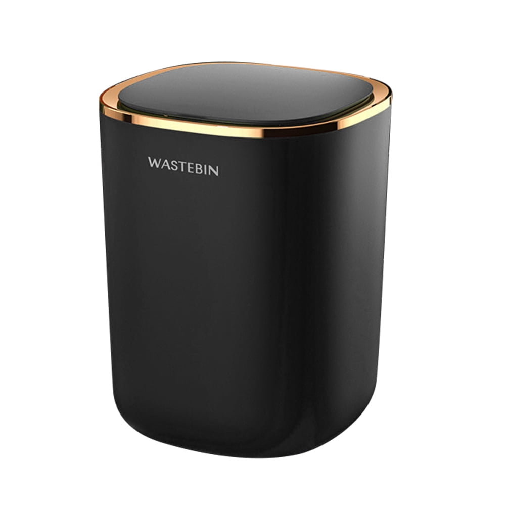 Niovtt 12L Automatic Trash Can, Touchless Motion Open, Waterproof Black Waste Bin with Lid ...