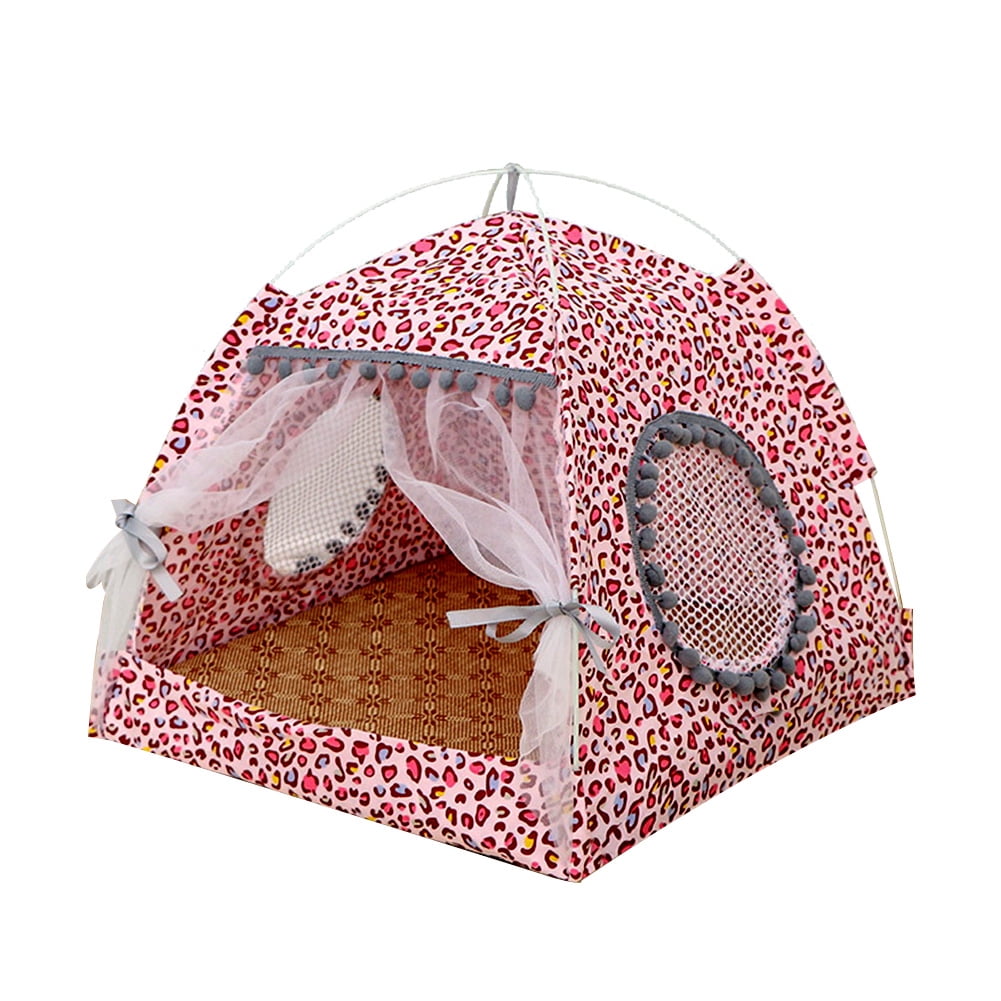 Fresh Look at Niovtt Dog Bed Cat Tent House Mat Puppy Kennel Cushion