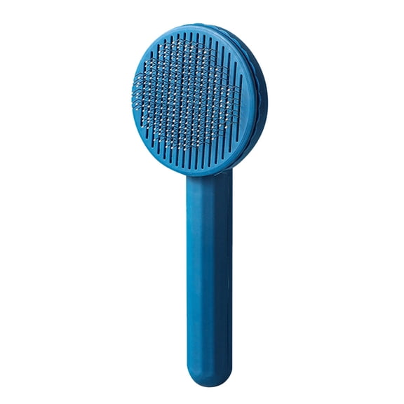 Niovtt Dog Hair Removal Comb Cat Needle Hair Shedding Pet Grooming Tools (Blue)