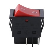 Niovtt GS11021-01 Snap in Push Button Switch 4 Pin 30A ON/OFF Toggle Rocker Switch
