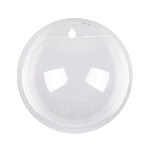 Niovtt Wall Hanging Plant Bowl Viewable Fish Tanks for Indoor Furniture (Transparent)