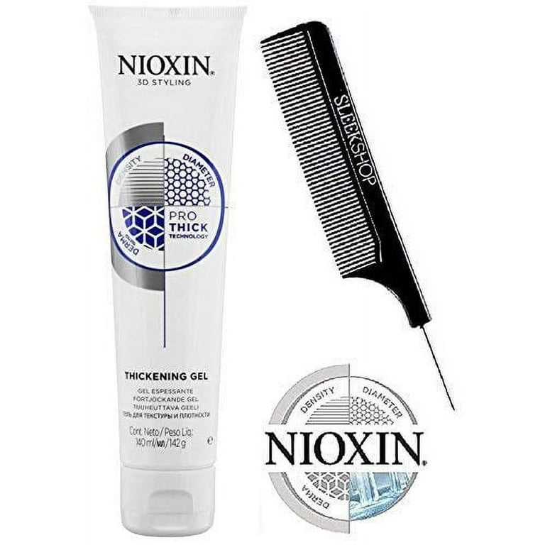 Nioxin 3D Styling Thickening Hair Gel, Pro Thick Technology, Density,  Diamter W/ Comb - 5.13 Oz / 145.5 G 