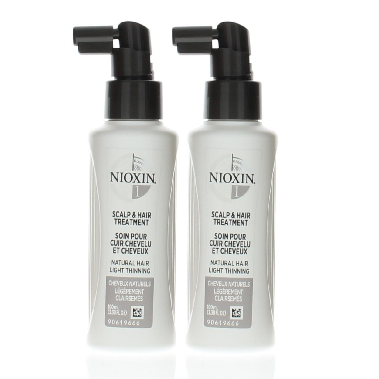 Nioxin Hair Care System 1 Scalp & Hair Treatment 3.38oz (Pack of 2