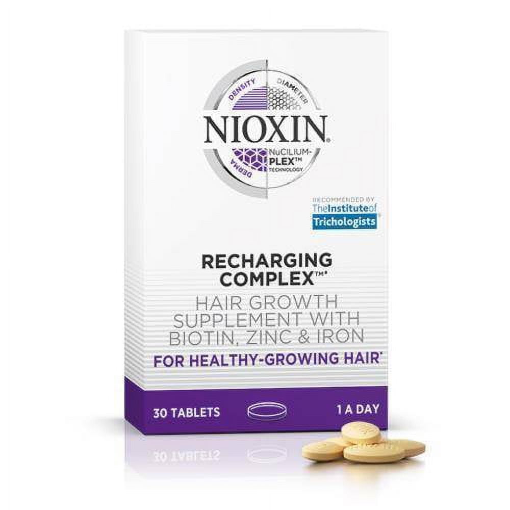 Nioxin Recharging Complex Hair Growth Multinutrient Supplements 30
