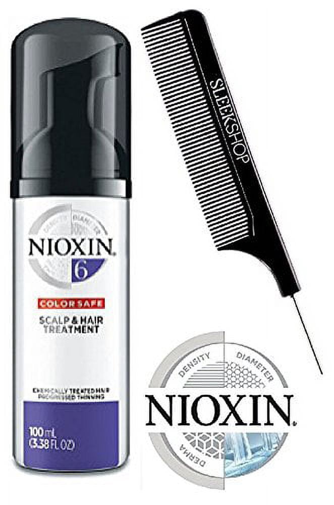 Nioxin SYSTEM 6 ColorSafe Scalp & Hair TREATMENT for C.T Hair, Thin (w