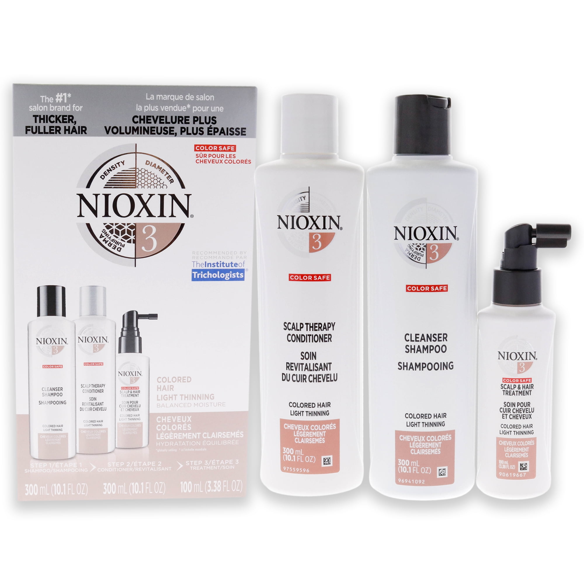 udsende Il pakke Nioxin System 3 Colored Hair Light Thinning Kit - Walmart.com