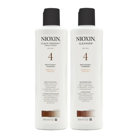 product image of Nioxin System 4 Cleanser & Scalp Therapy Thickening Daily Shampoo & Conditioner, Full Size Set, 2 Piece