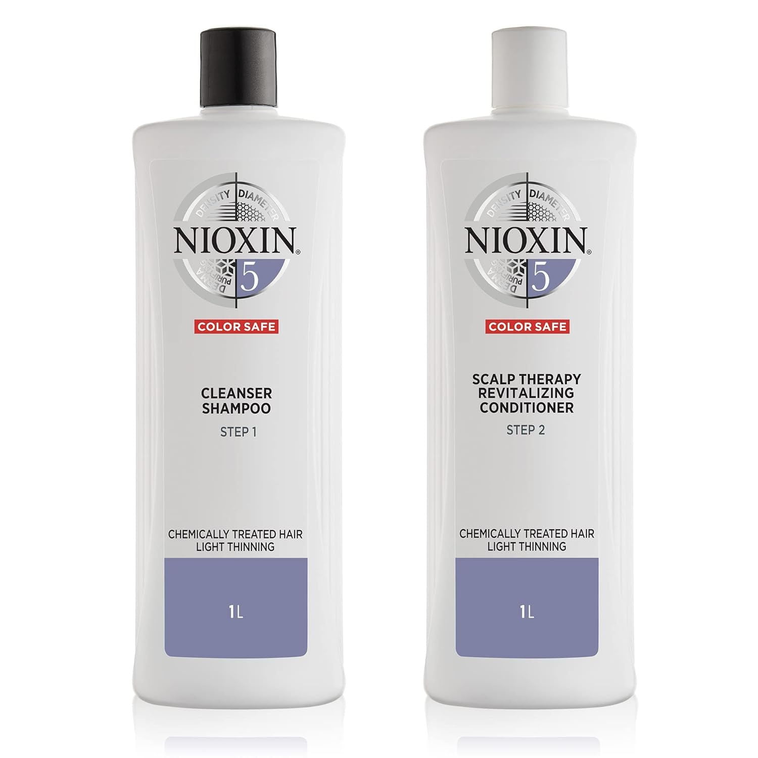 Nioxin System 5 Color Safe Cleanser Shampoo & Scalp Therapy Conditioner