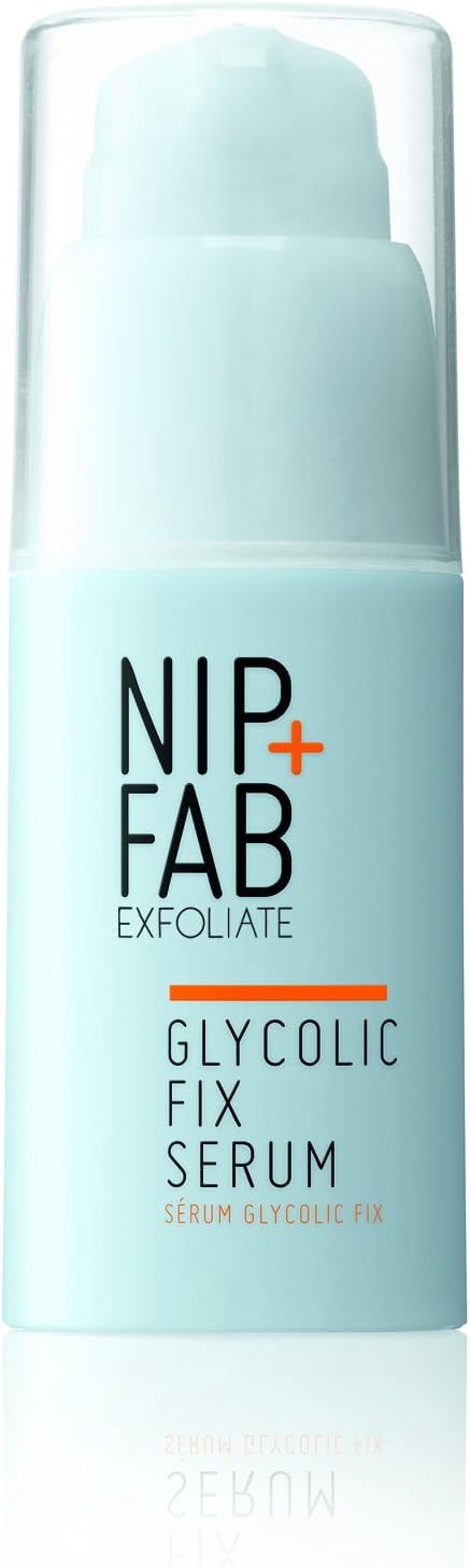 Nip + Fab Glycolic Acid Fix Serum for Face with Aloe Vera, AHA Anti-Aging for Fine Lines and Wrinkles, Refine Minimize Pores, Skin Toning, 1.01 Ounce