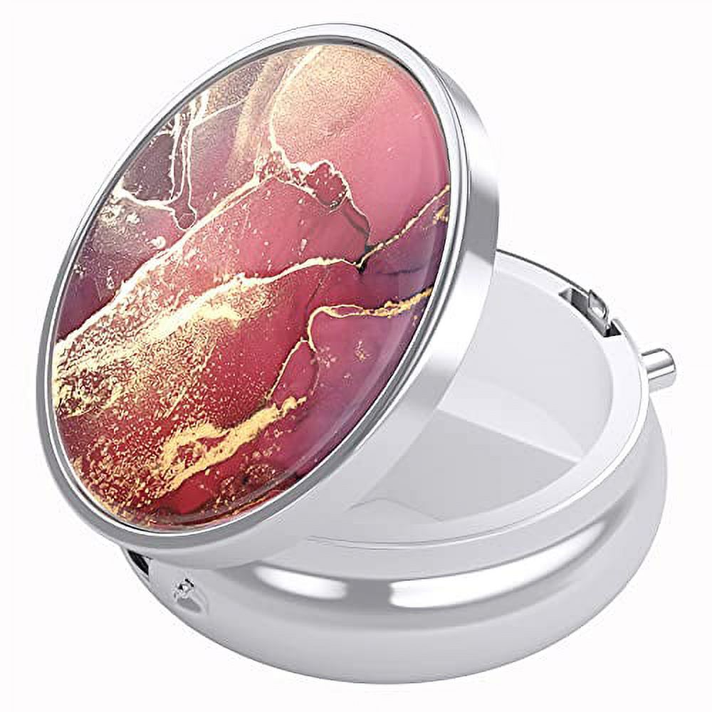 Nipichsha Pill Box, Small Pill Case for Purse & Pocket, Cute Medicine