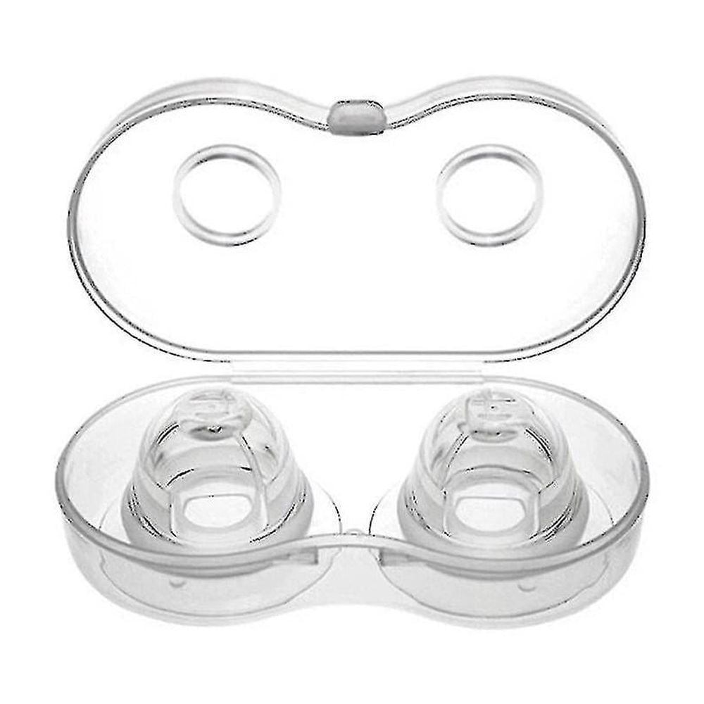 Niplette Set Of 2 Pairs Invisible Suction Cups For Flat And Inverted Corrector Made Of Food
