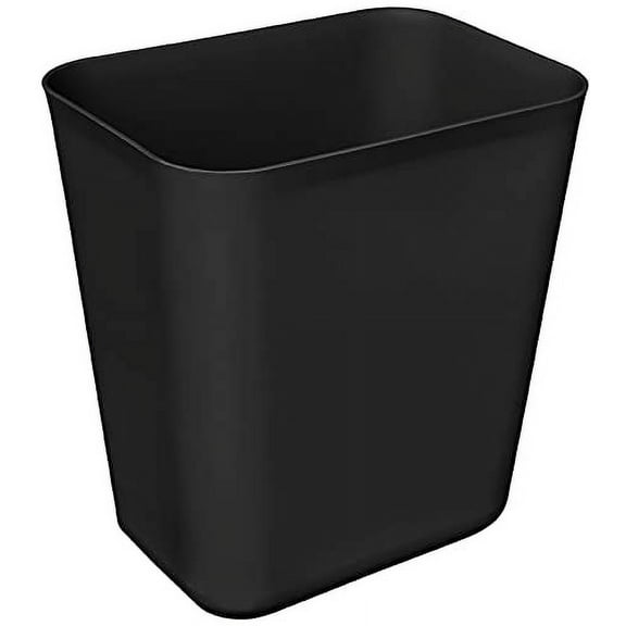 Nipogear 3.2 Gallons Efficient Trash Can Wastebasket, Fits Under Desk, Kitchen, Home, Office (Black, 3.2 Gallons)