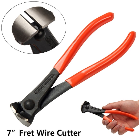 Nipper,Fret Wire Cutter 7'' Fret Wire Cutter Nipper Portable Hxber Fapao Qahm Orange
