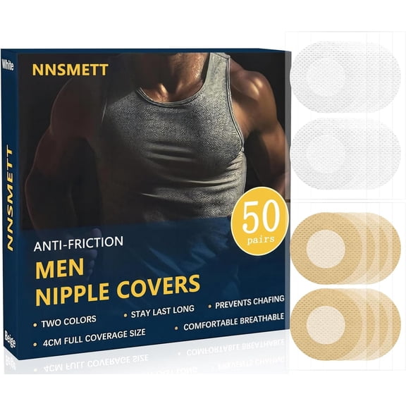 Nipple Cover for Men 100Pc / 160Pc / 208Pc / 400Pc Anti-Chafing Nipple Guard for Running & port