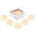 thumbnail image 1 of Nipple Covers - 3 Pairs of Reusable Adhesive Invisible Sticky Silicone Bra Nipple Coverage Pasties Breast Petal for Women 3 Pairs 4" Light Skin, 1 of 5
