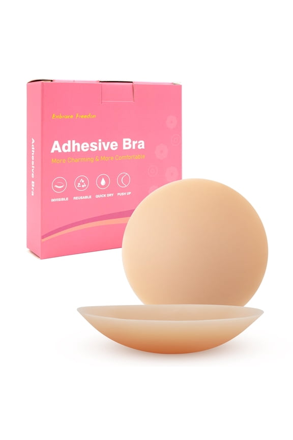 Nipple Covers - Soft Sticky Silicone Adhesive Reusable Pasties, Invisible & Skin-Friendly