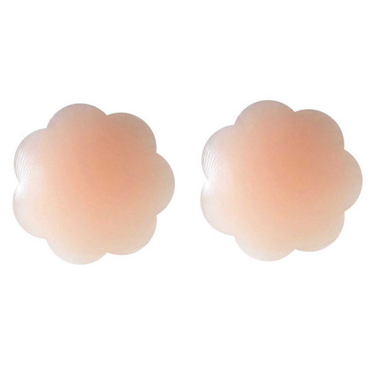 Nipple Covers Women Adhesive Nippleless Cover Reusable Silicone Pasties 3  Pair 