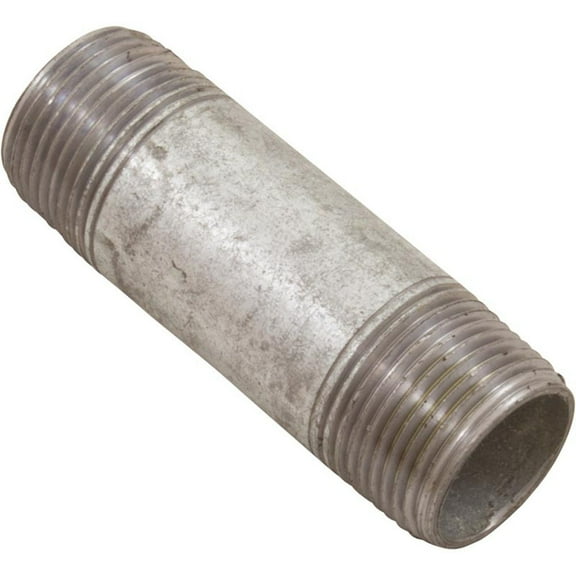 Nipple, Galvanized, 3" x 3/4" Male Pipe Thread